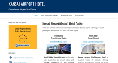 Desktop Screenshot of kansaiairporthotel.com