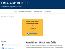 Tablet Screenshot of kansaiairporthotel.com